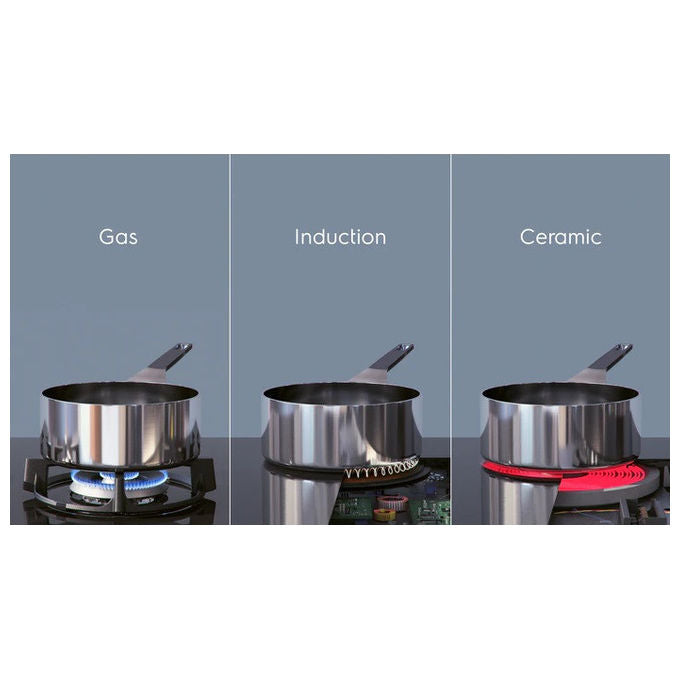 Electrolux, Piano Cottura a Induzione, 4 Fornelli, 59 cm, Vetroceramica Nero
