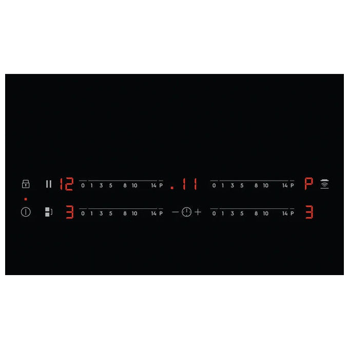 Electrolux, Piano Cottura a Induzione, 4 Fornelli, 59 cm, Vetroceramica Nero