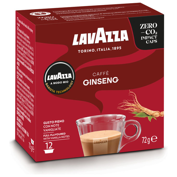 Lavazza A Modo Mio, Caffe' Ginseng, 12 Capsule