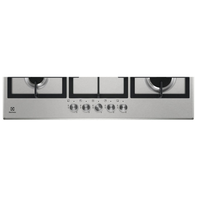 Electrolux, Piano Cottura a Gas, Slim Line, 90cm, Acciaio Inox, 5 Bruciatori