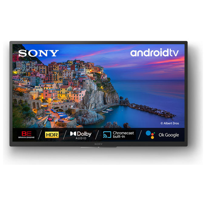 Sony KD32W800P1AEP BRAVIA TV LED 32'' HD Ready Android TV HDR Direct-LED Smart TV colore Nero