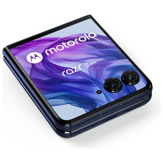 Motorola Razr 50 Ultra, 6.9 Pollici, Doppia SIM, Android 14 5G, Blu Marino