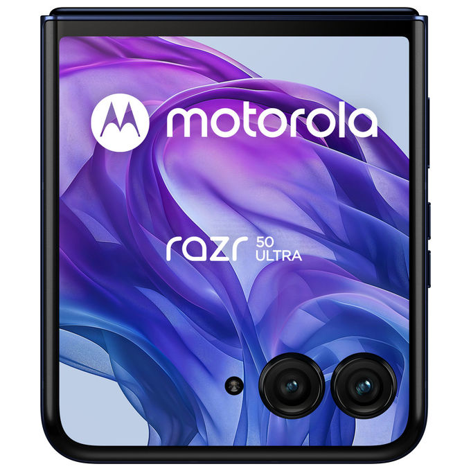 Motorola Razr 50 Ultra, 6.9 Pollici, Doppia SIM, Android 14 5G, Blu Marino