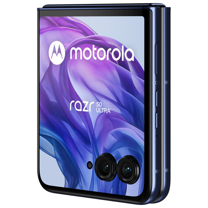 Motorola Razr 50 Ultra, 6.9 Pollici, Doppia SIM, Android 14 5G, Blu Marino