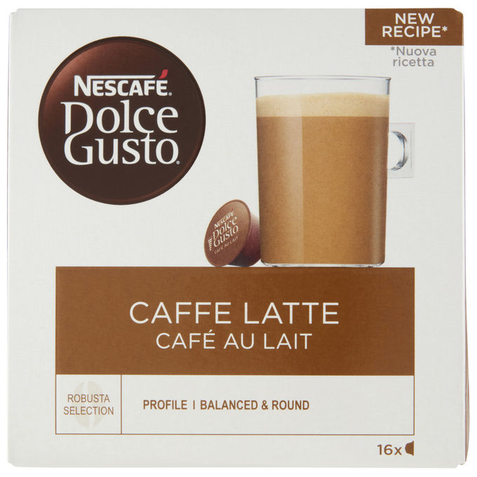 Nescafé Dolce Gusto Caffelatte, 16 Capsule