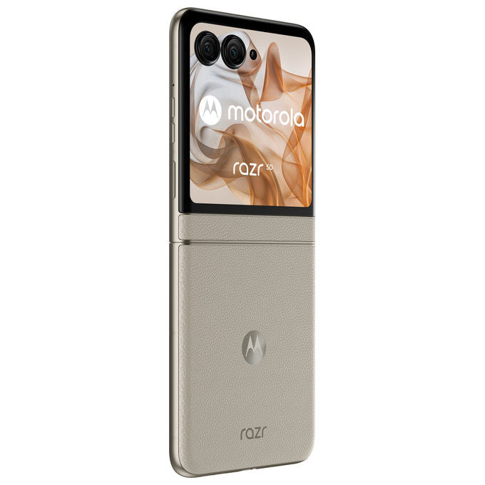 Motorola, Razr 50, Smartphone Pieghevole, 256 GB, 8 GB RAM, 6.9'', Doppia SIM, 5G, Sabbia