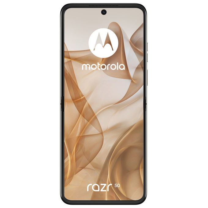 Motorola, Razr 50, Smartphone Pieghevole, 256 GB, 8 GB RAM, 6.9'', Doppia SIM, 5G, Sabbia