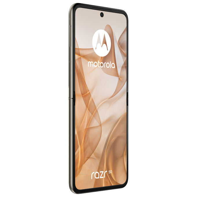Motorola, Razr 50, Smartphone Pieghevole, 256 GB, 8 GB RAM, 6.9'', Doppia SIM, 5G, Sabbia