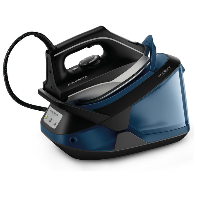 Rowenta VR8322 Turbosteam Ferro da Stiro con Caldaia 2600 W 6.5 bar 120 g-min Serbatoio 1.7 L Piastra Microsteam 400 colore Nero Blu