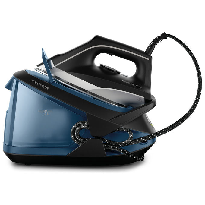 Rowenta VR8322 Turbosteam Ferro da Stiro con Caldaia 2600 W 6.5 bar 120 g-min Serbatoio 1.7 L Piastra Microsteam 400 colore Nero Blu
