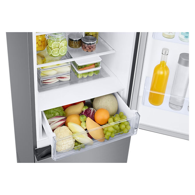 Samsung RB38C600DSA Frigorifero Combinato 390 L 203 cm Classe D 35 dB No Frost SpaceMax Wi-Fi colore Acciaio Inox