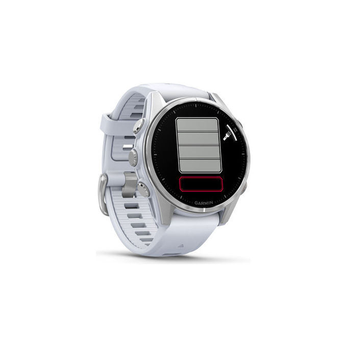 Garmin, Fenix 8 AMOLED, 43mm, Argento, Orologio GPS con Wi-Fi