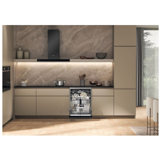 Whirlpool W7F HS51 X MaxiSpace Lavastoviglie Libera Installazione 15 coperti Classe B 41 dB Aquastop (85x60x59 cm) colore Inox