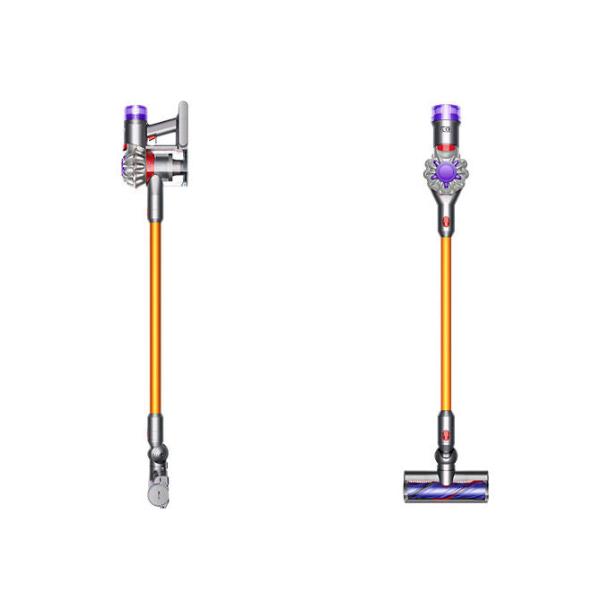 Dyson SV25 V8 Absolute Aspirapolvere Senza Filo Ciclonica 0.54 L 115 AW autonomia 40 min 75 dB colore Argento e Giallo