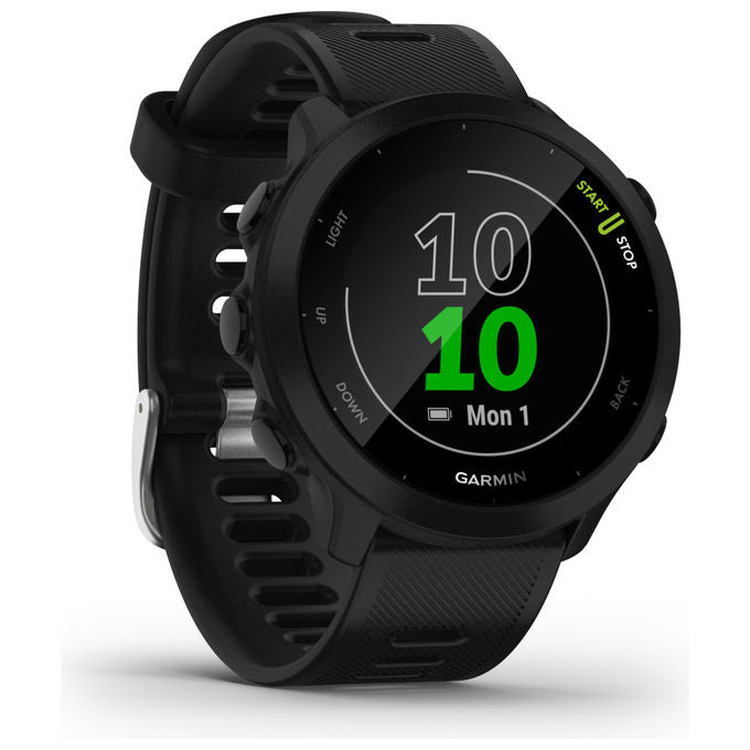 Garmin 010-02562-10 Forerunner 55 Smartwatch GPS Cardiofrequenzimetro Bluetooth 42 mm colore Nero
