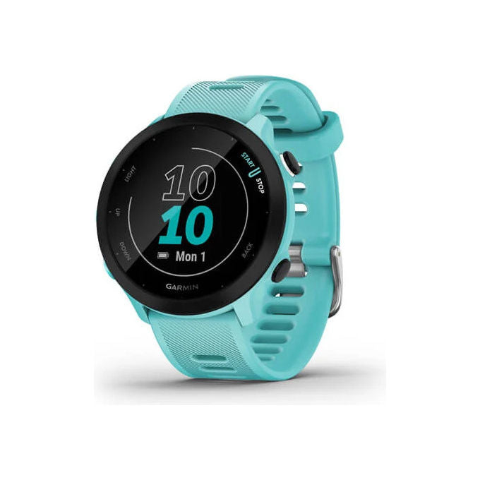 Garmin 010-02562-12 Forerunner 55 Smartwatch GPS Cardiofrequenzimetro 42 mm 14 giorni autonomia colore Turchese