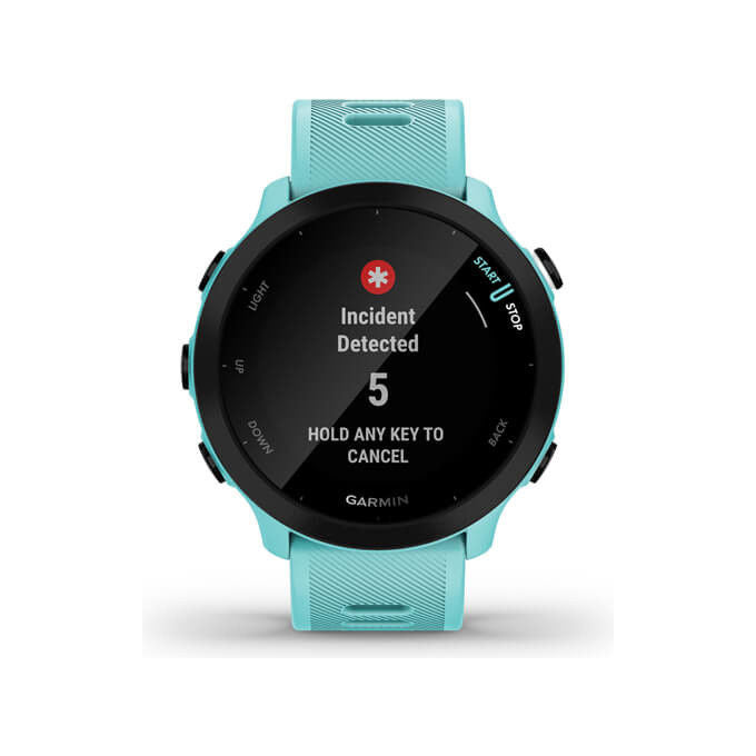 Garmin 010-02562-12 Forerunner 55 Smartwatch GPS Cardiofrequenzimetro 42 mm 14 giorni autonomia colore Turchese