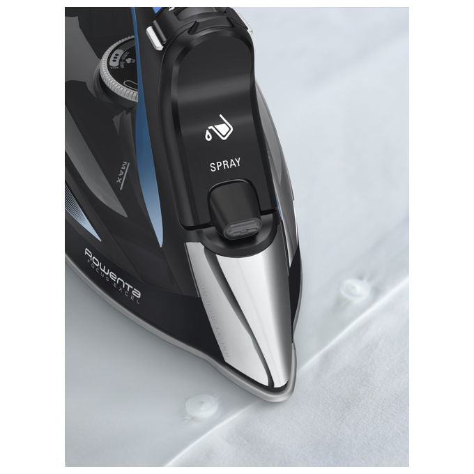 Rowenta DW5310 Ferro a Vapore Piastra Microsteam 400 HD Laser 2700 W Vapore Continuo 45 g-min Colpo Vapore 180 g-min colore Nero Blu