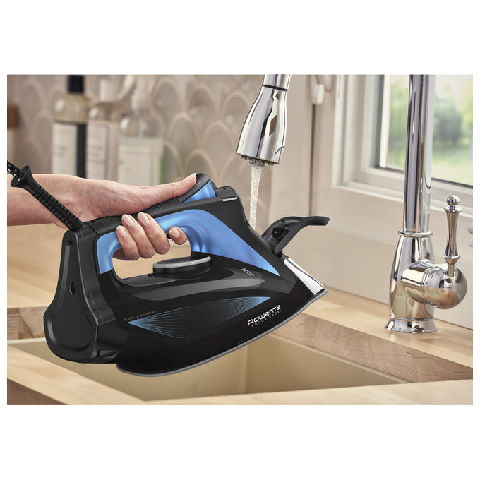 Rowenta DW5310 Ferro a Vapore Piastra Microsteam 400 HD Laser 2700 W Vapore Continuo 45 g-min Colpo Vapore 180 g-min colore Nero Blu