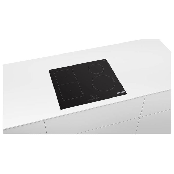Bosch PVS61RBB5E Serie 4 Piano cottura a induzione 60 cm 4 zone CombInduction PowerBoost Touch Control colore Nero