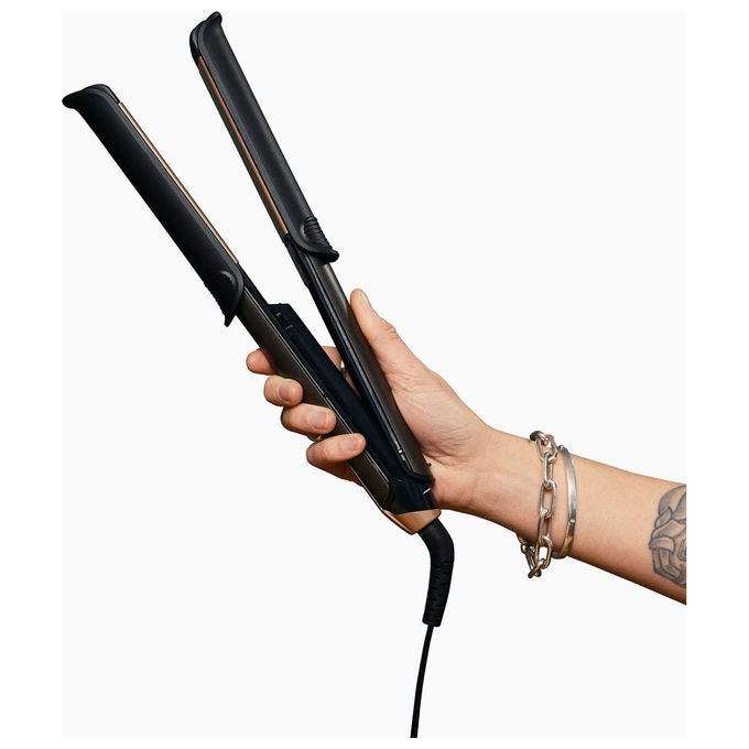 Remington S6077 ONE Piastra e Arricciacapelli Multistyler 2 in 1 Ceramica Tormalina 5 Temperature 150-230°C Riscaldamento 20s colore Bronzo Grigio