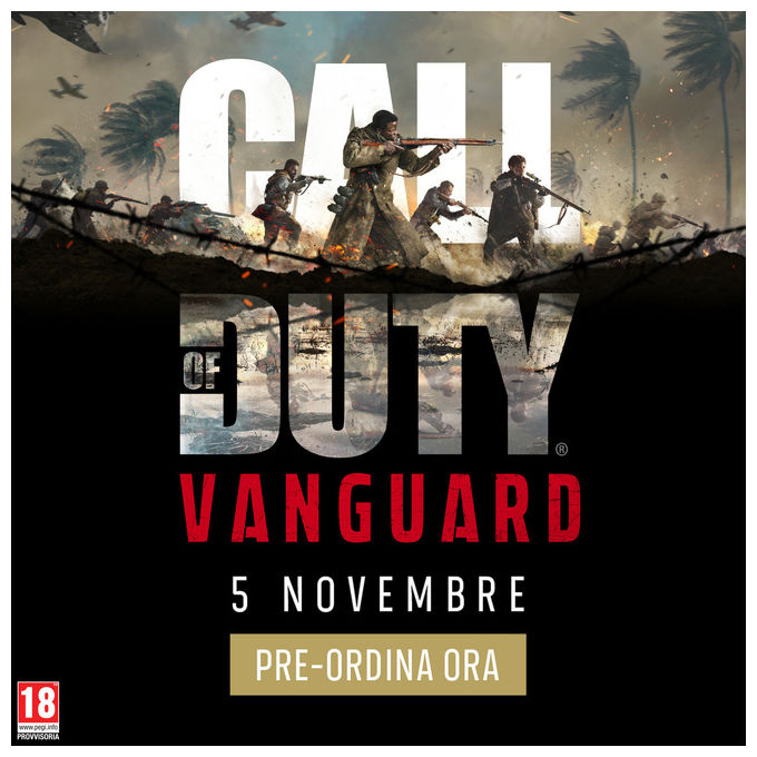 Activision 88519IT Call of Duty Vanguard Gioco PS5 Sparatutto Standard Multilingua PEGI 18 Multiplayer Online