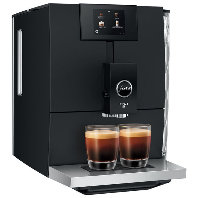 Jura ENA 8 Full Nordic White Macchina da caffe' Automatica 1,1 L 15 bar 1450 W 15 Specialita' Macinacaffe' P.A.G. Display Touch colore Bianco Nero