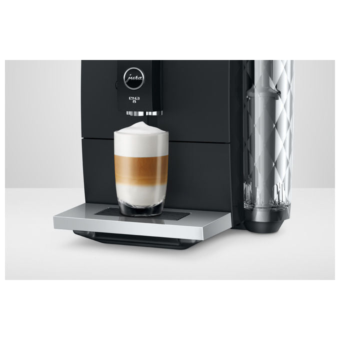 Jura ENA 8 Full Nordic White Macchina da caffe' Automatica 1,1 L 15 bar 1450 W 15 Specialita' Macinacaffe' P.A.G. Display Touch colore Bianco Nero