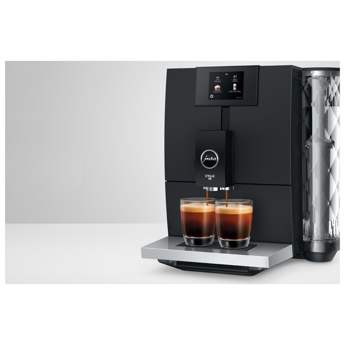 Jura ENA 8 Full Nordic White Macchina da caffe' Automatica 1,1 L 15 bar 1450 W 15 Specialita' Macinacaffe' P.A.G. Display Touch colore Bianco Nero