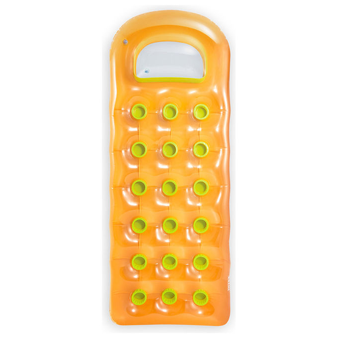 Intex, Materassino Gonfiabile 18 Buchi Con Oblo', 188 x 71 cm