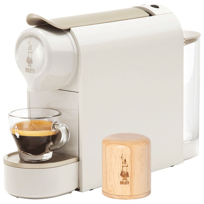 Bialetti 012900140-NP Gioia Responsible Macchina da caffe' Capsule 0.5 L 20 bar 1200 W 50% Plastica Riciclata colore Tortora