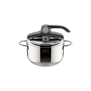 Lagostina Amica Lagoeasy'Up, Pentola a Pressione 5 Litri, Acciaio Inox