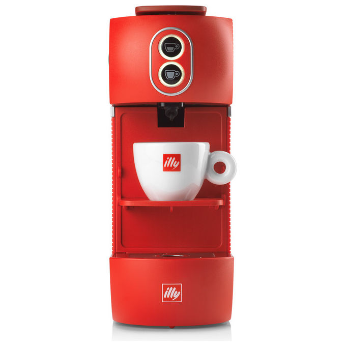 Illy Macchina Caffe' Easy per Cialde E.S.E., Rossa