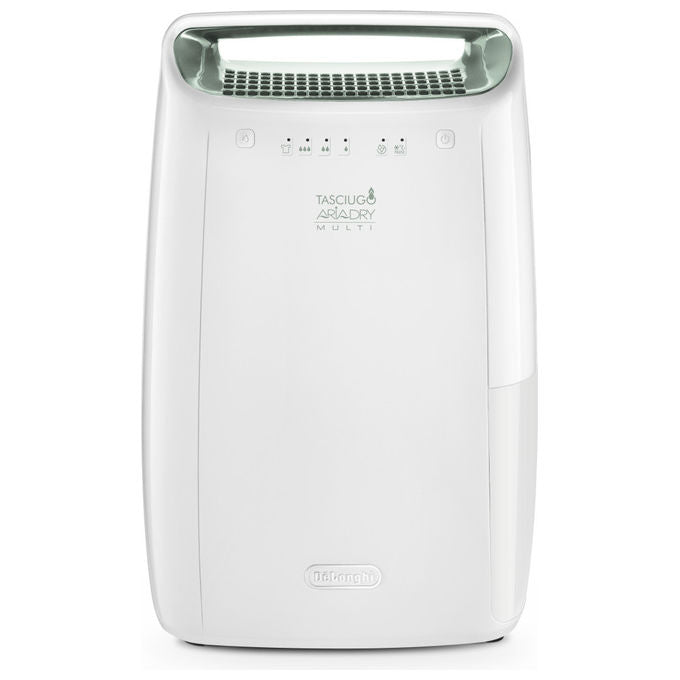 De'Longhi DEX212SF Tasciugo AriaDry Multi Deumidificatore 12 l-24h 55 m² 36 dB Filtro Antiallergico Carboni Attivi colore Bianco