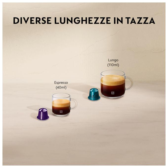 De'Longhi EN127.BL Pixie Macchina da caffe' a Capsule Automatica 1 L 19 bar 1260 W colore Nero Blu Argento