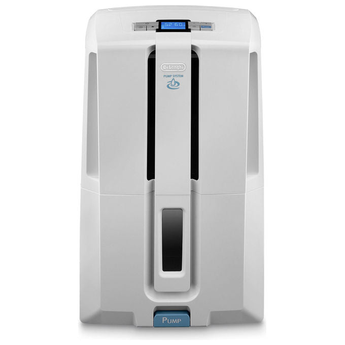 De'Longhi, Deumidificatore Tasciugo, 30L, Con Pompa, Grigio