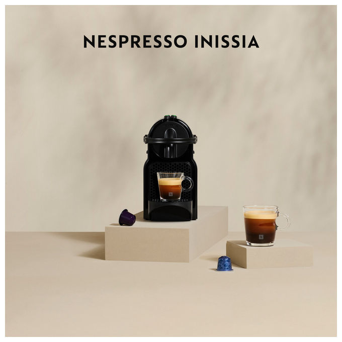 DeLonghi Inissia EN 80.B, Macchina Caffe' a Capsule, Automatica-Manuale, Nera