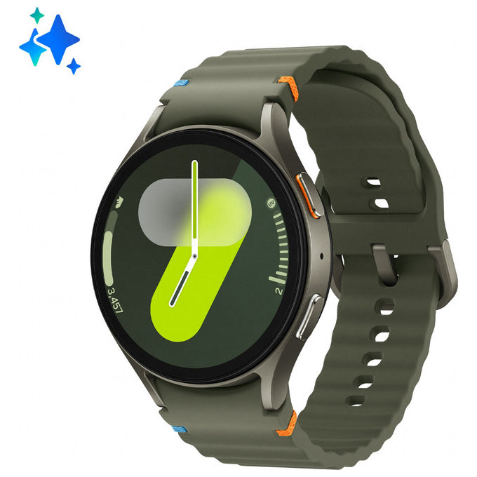 Samsung SM-L310NZGAITV Galaxy Watch7 Smartwatch 44mm GPS Bluetooth 5.3 Super AMOLED Ghiera Touch Alluminio colore Verde