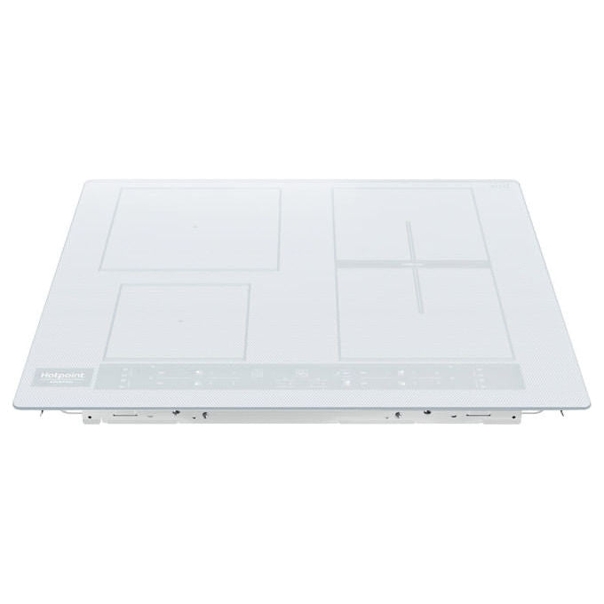 Hotpoint, Piano Cottura a Induzione HB 8460B NE-W, 59 cm, Bianco, 4 Zone, Comandi Touch