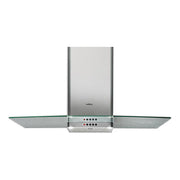 Elica T-Glass IX-Glass A-60, Cappa Aspirante a Parete, Acciaio Inox, 60 cm