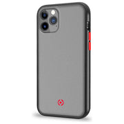 Celly Volcano, Cover per iPhone 11 Pro Max, Nero Traslucido