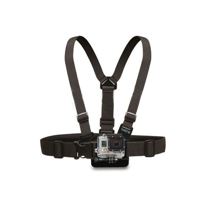 Reporter, Imbracatura Toracica per Fotocamera Sportiva GoPro, Regolabile, Nera