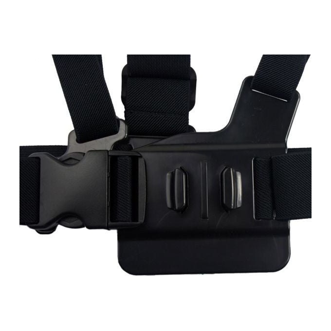 Reporter, Imbracatura Toracica per Fotocamera Sportiva GoPro, Regolabile, Nera