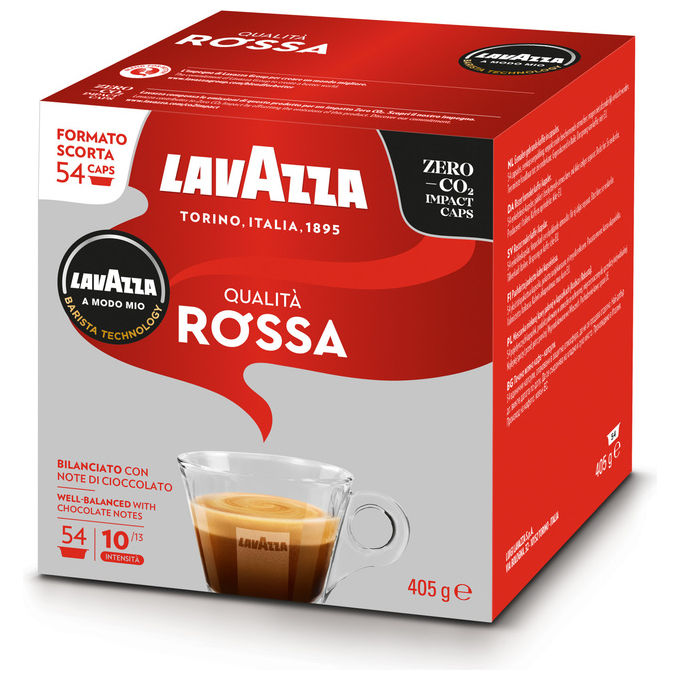 Lavazza A Modo Mio Qualita' Rossa, 54 Capsule Caffe' Espresso