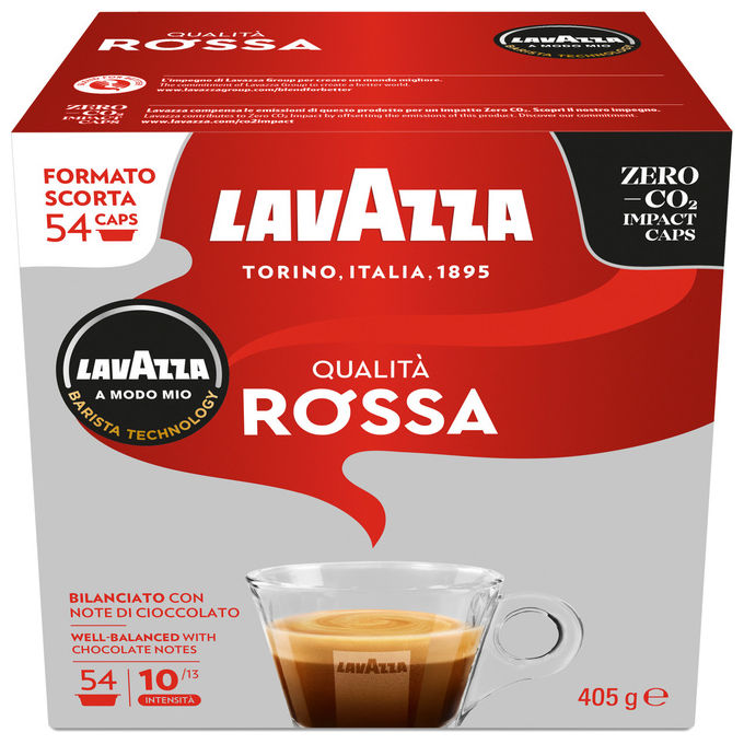 Lavazza A Modo Mio Qualita' Rossa, 54 Capsule Caffe' Espresso