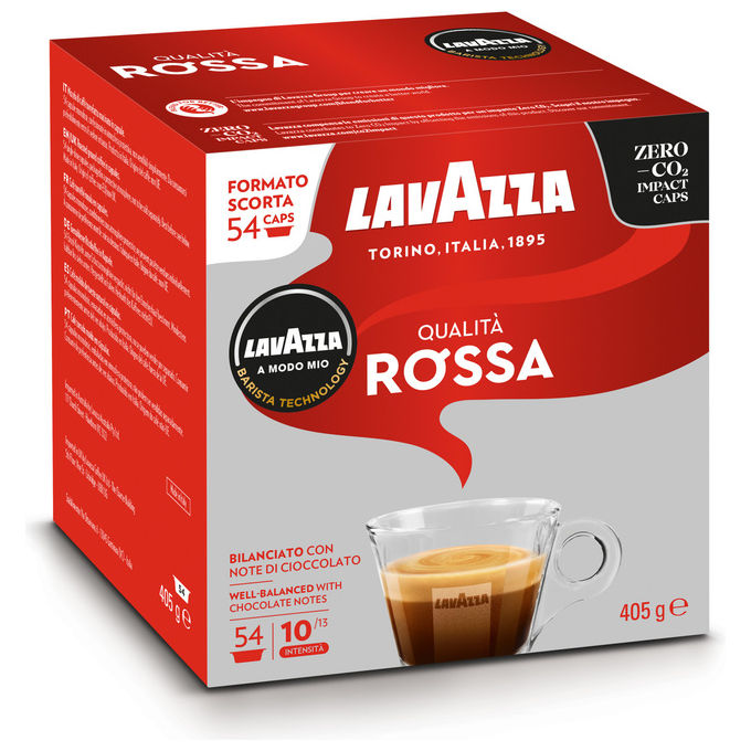 Lavazza A Modo Mio Qualita' Rossa, 54 Capsule Caffe' Espresso