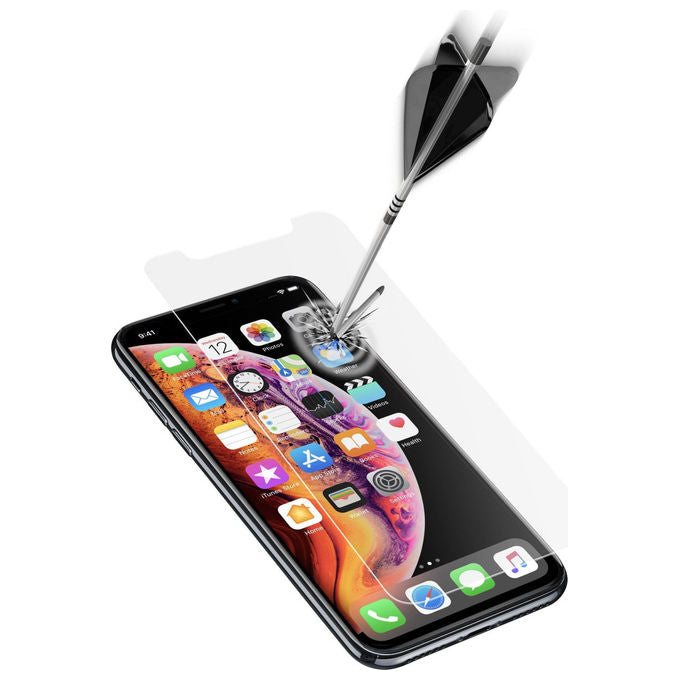 Cellularline Impact Glass, Protezione Schermo per iPhone 11 Pro Max XS Max, Trasparente