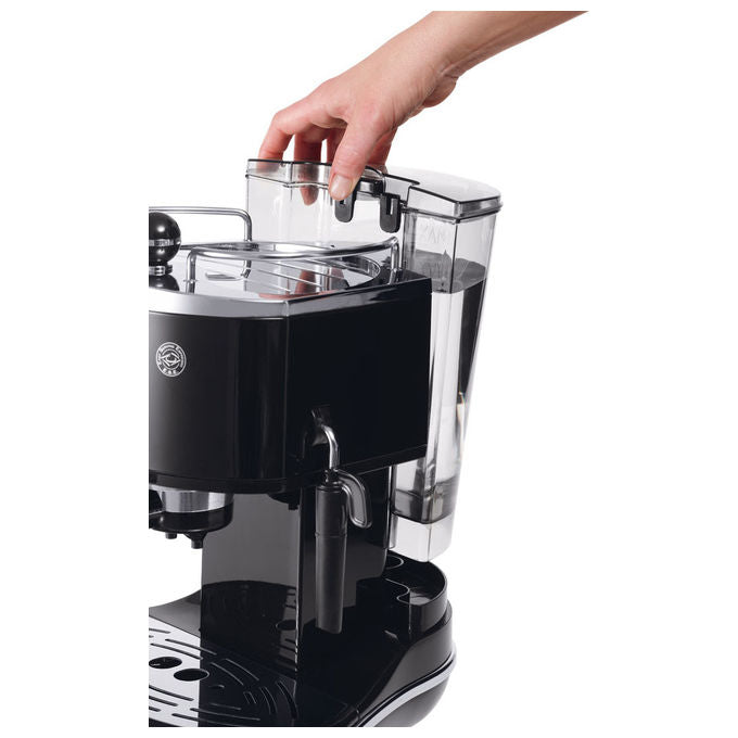 De'Longhi, Macchina Espresso Manuale, Icona Classic, Nero, Acciaio Inox