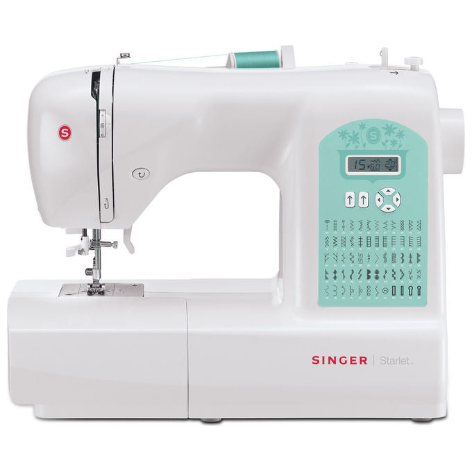 Singer, Macchina da Cucire Elettronica Starlet 6660, 60 Punti, Braccio Libero