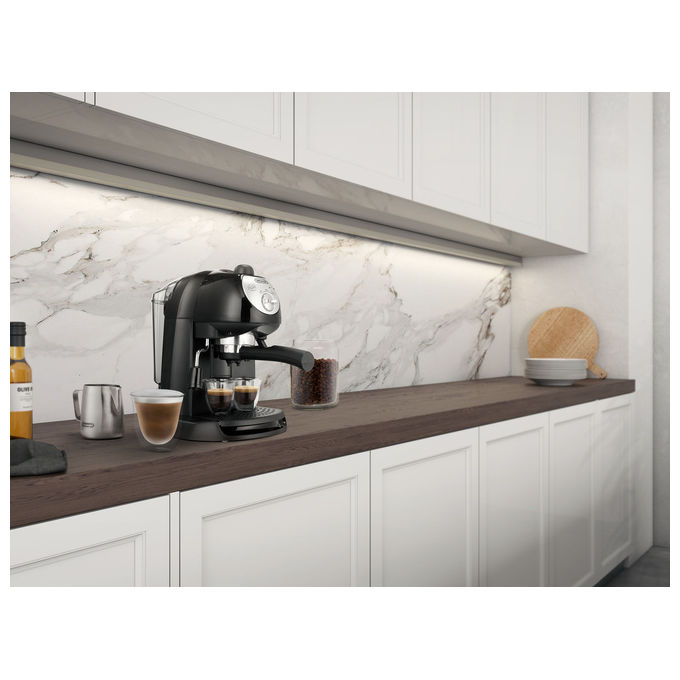 DeLonghi Macchina Espresso Manuale, 1 Litro, Nera
